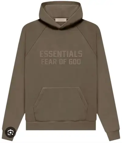brown essentials hoodie, View more