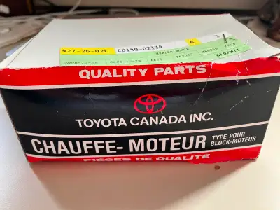 Bonjour J'avais acheté un block-moteur et je ne l'ai jamais installé et donc c'est neuf. voir photos...