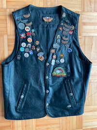 Men's Leather Vest