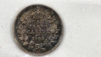 Canada 5 cents 1908 Small 8 – ICCS AU55