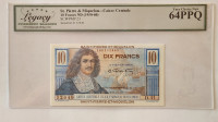 St. Pierre & Miquelon 10 Francs 1950 – Legacy 64PPQ