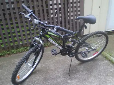 VICE SUPERCYCLE 18 SPEED / DUAL SUSPENSION / 24' MOUNTAIN BIKE, View more