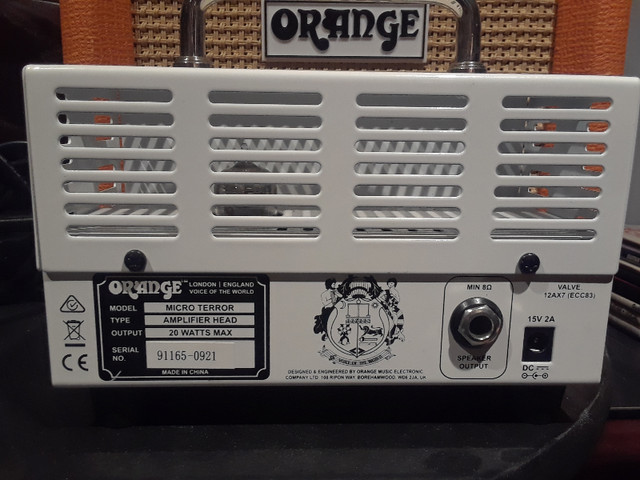 Orange Tiny Terror 20W Head and Mini Cab in Amps & Pedals in Oshawa / Durham Region - Image 2