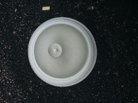 2-white 13" flush mount dome lights. great condition $10. each