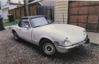 Much loved Mark IV Triumph Spitfire 2 door convertible for sale!