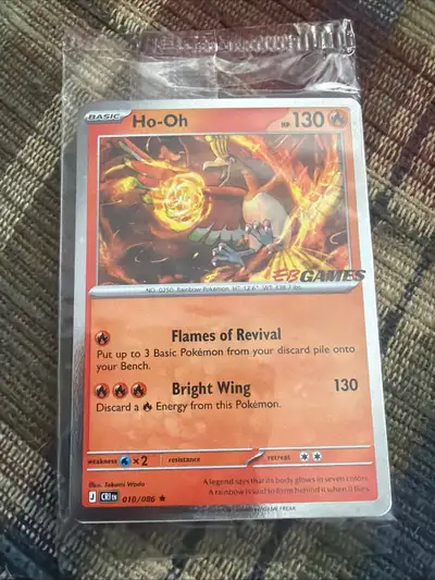 Ho-Oh 010/86 EB Games Promo - Pokemon TCG Chaos Rising, View more