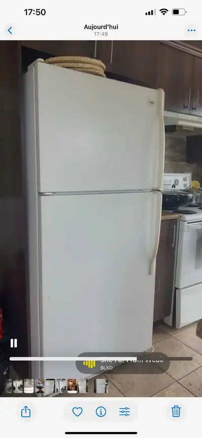 REFRIGERATEUR INGLIS disponible entre 7 et 15 aout, View more