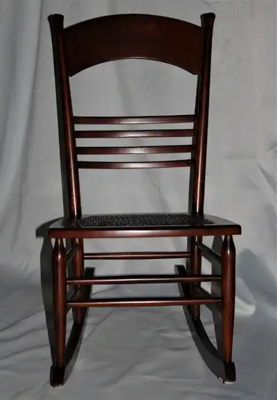 Vintage Child's Wooden Rocking Chair, View more