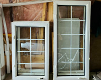 PVC windows in good condition