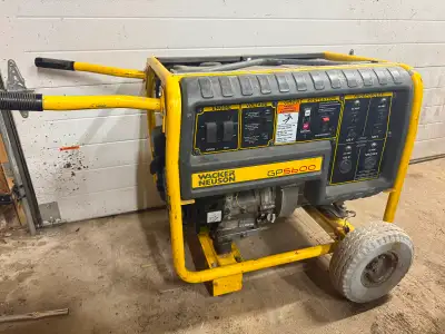 Wacker 5600 watt generator with Honda engine, View more