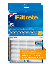 Filtrete F2 Air Purifier Filter - 2 Pack