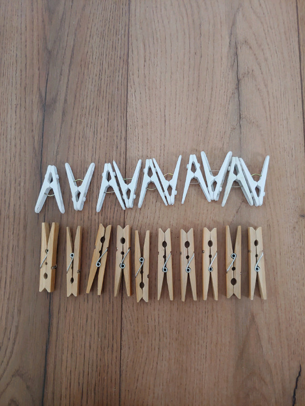 Free with purchas clothing Clamps pegs clothes pins
Art & craft  in Bathwares in Calgary