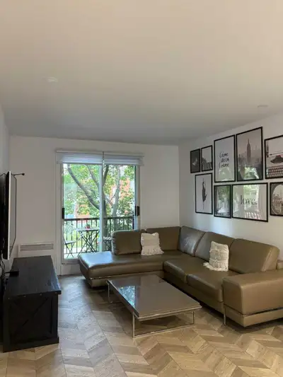 Location logement meublé de 2 chambres de 1 a 6 mois a Rosemont. Internet haute vitesse et electrici...