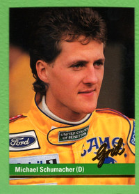 1992 Grid Formula One Michael Schumacher 3 Card Lot