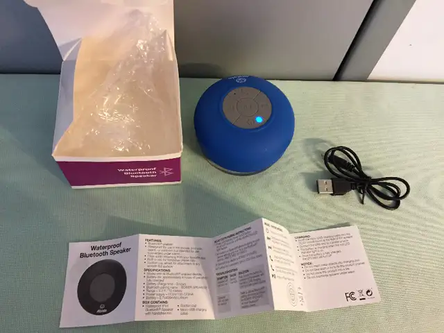 Allstate Bluetooth Waterproof Small Travel Speaker - NEW64750349161601120