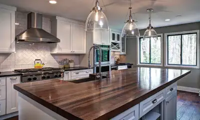 Thanks for your interest in a custom crafted kitchen island by The Little Bench Fine Woodwork. After...