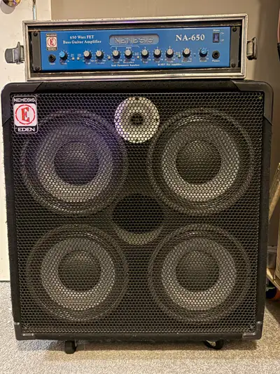 Eden Nemesis NA-650 and matching NSP 410 Cabinet, View more