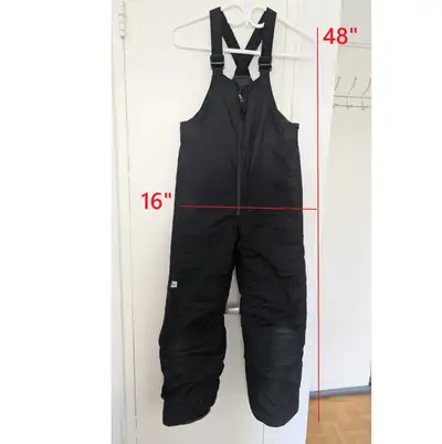 Child Size 10 Classic Overalls Heavyweight Snow Bib Ski Pant Sno, View more