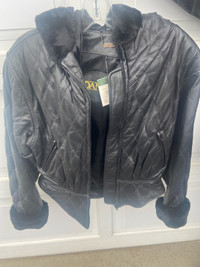 DANIER NEW LEATHER JACKET & MOTORCYCYLE STYLE VEST & MORE