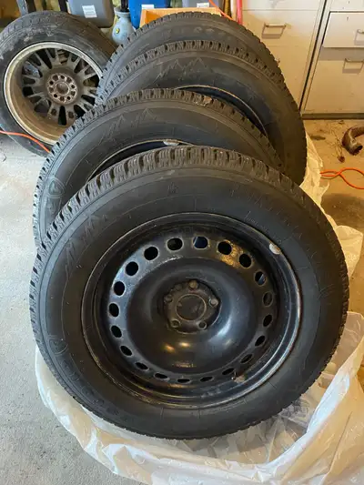 Used 1 month studded winterforce Firestone tires. 350 obo