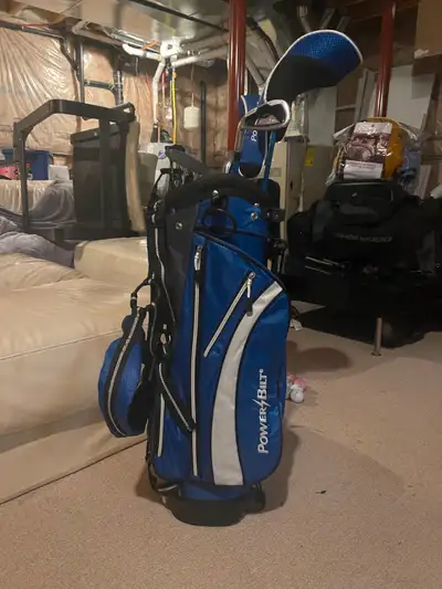 Kids LH Golf Clubs w. Stand Bag, View more