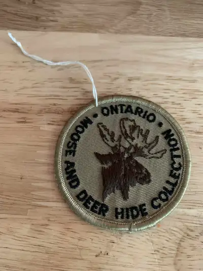 Moose and Deer Hide Collection Ontario Patch, View more
