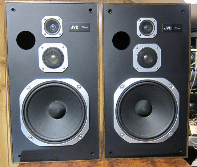 JVC SK-101 3-WAY SPEAKERS * GREAT CLEAN SOUND * MADE IN CANADA in Speakers in Ottawa - Image 2