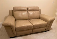 Leather Loveseat (Cindy Crawford Home Brand)
