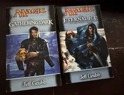 Magic The Gathering: The Gathering Dark + Eternal Ice by Jeff Grub (books 1 & 2 of Ice Age Cycle) Ra...