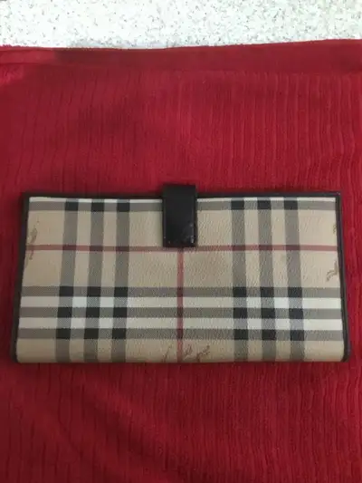 Designer Beige Nova check women’s brown leather wallet, View more