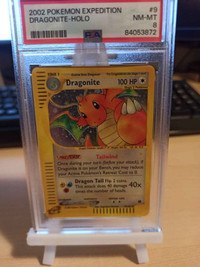 Pokemon Expedition Dragonite PSA 8