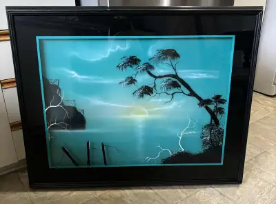 Cadre  image sur verre 2D   ( 38pox30po ), View more