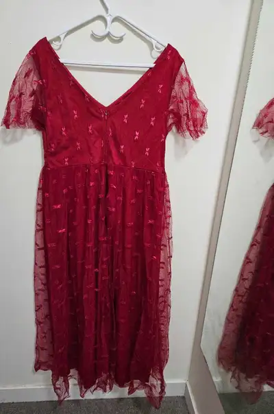 Red Elegant Dress, View more