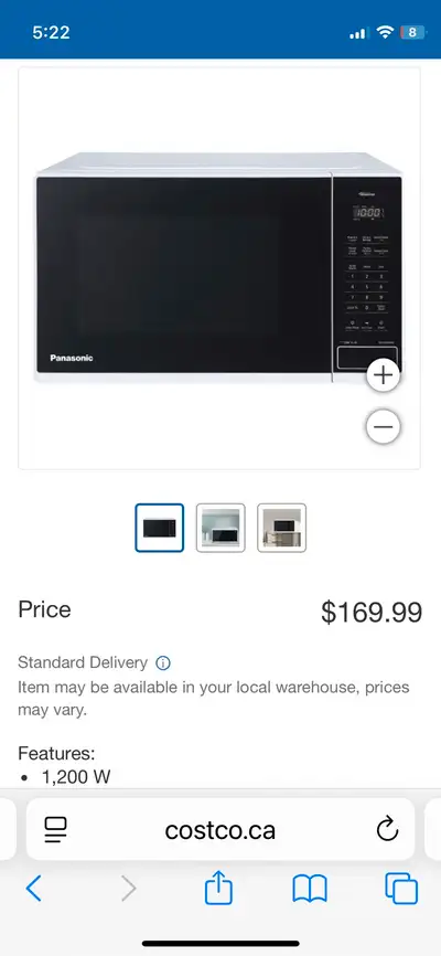 Microwave Panasonic, View more