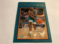 1992-93 FLEER BASKETBALL LARRY JOHNSON NBA ROOKIE OF THE YEAR #6