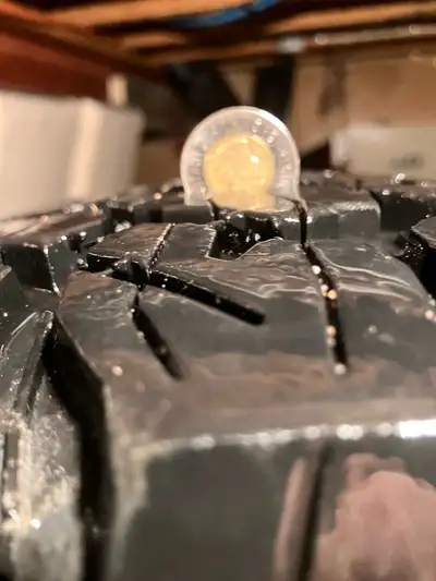 Used one winter on jeep wrangler Very nice condition! Very aggressive and looks awesome