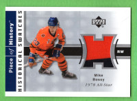2002-03 Piece of History Historical Swatches Jerseys Mike Bossy