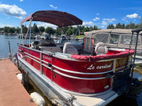 2014 Sylvan pontoon 21 ft  65 hp EVINRUDE E-TEC & trailer A-1