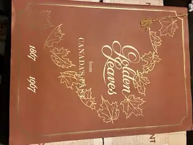 Vintage "Golden Leaves from Canada Past" 1967 Centennial Portfo, View more