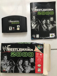 Collectable Nintendo Wrestlemania 2000 game