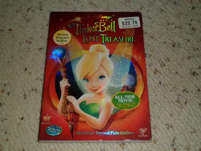 Disney Tinker Bell & Lost The Treasure dvd with sleeve, View more