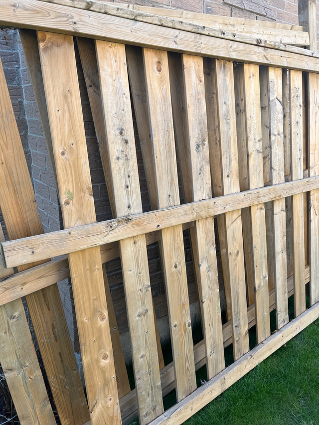 Wooden fence panels in Decks & Fences in Markham / York Region