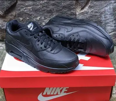 NIKE AIR MAX 90S TRIPLEBLACK WOMEN SZ6.5 NEW IN BOX , View more