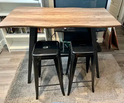 Counter Height Table with 2 matching stools, View more