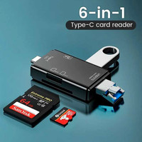 New multifunction 6 in 1 OTG SD Card reader