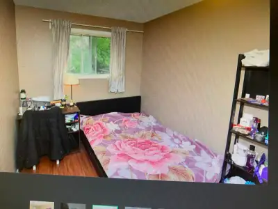 Furnished main floor room 850 meters to Rundle C-train station, 15 minutes to downtown, also a bus s...