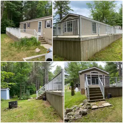 -Northlander 2013 Cottager Escape -39 x 14 FT 2 Bedrooms (furnished) 3pc full bathroom Gas stove Ove...