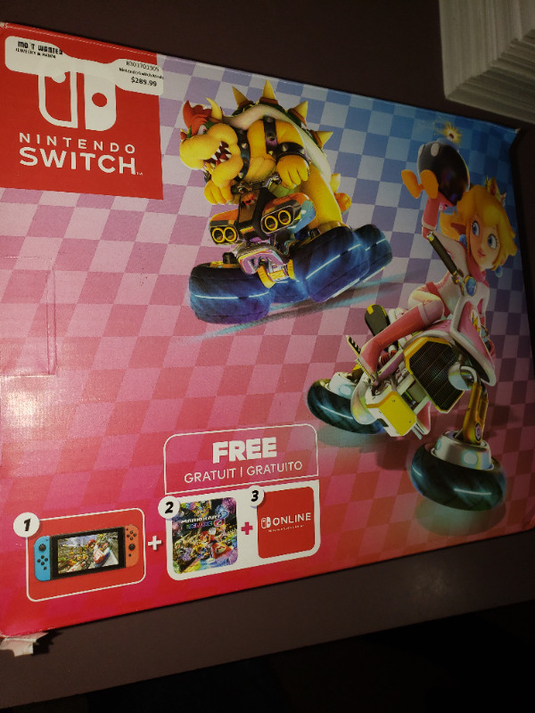 Nintendo Switch with Mario Kart 8 included in Other in Cole Harbour