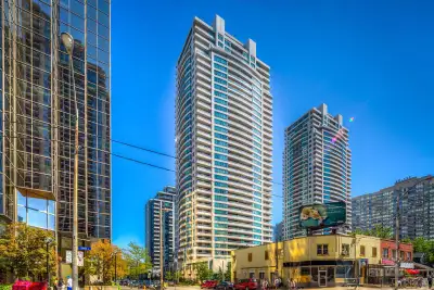Furnished Room at Sheppard-Yonge Condo with personal Washroom.