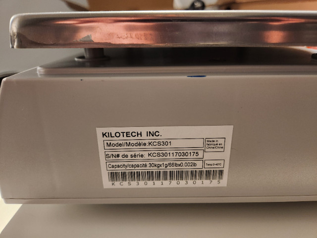 KILOTECH - KCS 301 DIGITAL COUNTING SCALE in Other Business & Industrial in Cole Harbour - Image 4